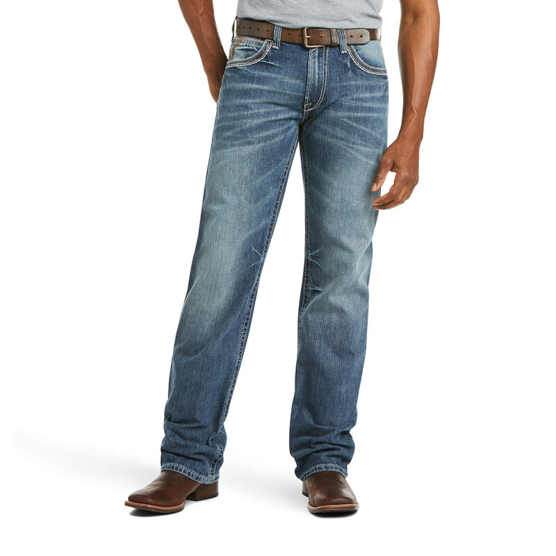 Ariat Jeans Herren - M4 Low Rise Coltrane Boot Cut Blau ( MOLSR-5143 )